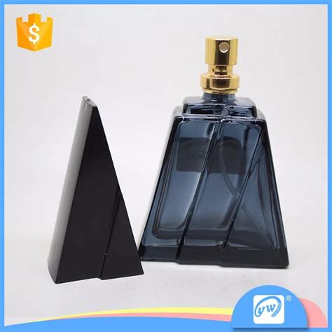 men's cologne triangle bottle.